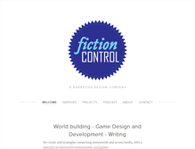 Tablet Screenshot of fictioncontrol.com